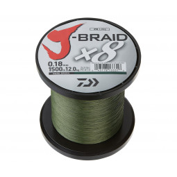 DAIWA J-BRAID X8 ZELENÁ 1500m