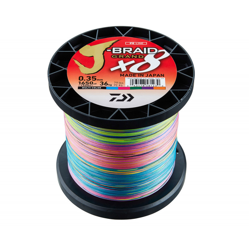 DAIWA J-BRAID X8 MULTI-COLOR 3000m