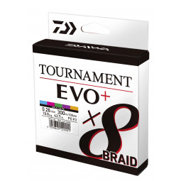 DAIWA Tournament X8 Braid Evo+ multi-color pletenka