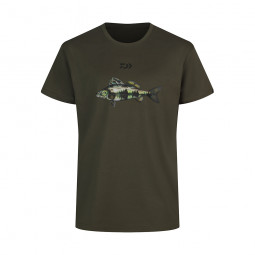 DAIWA D-Vec T-Shirt Zander tričko s krátkým rukávem