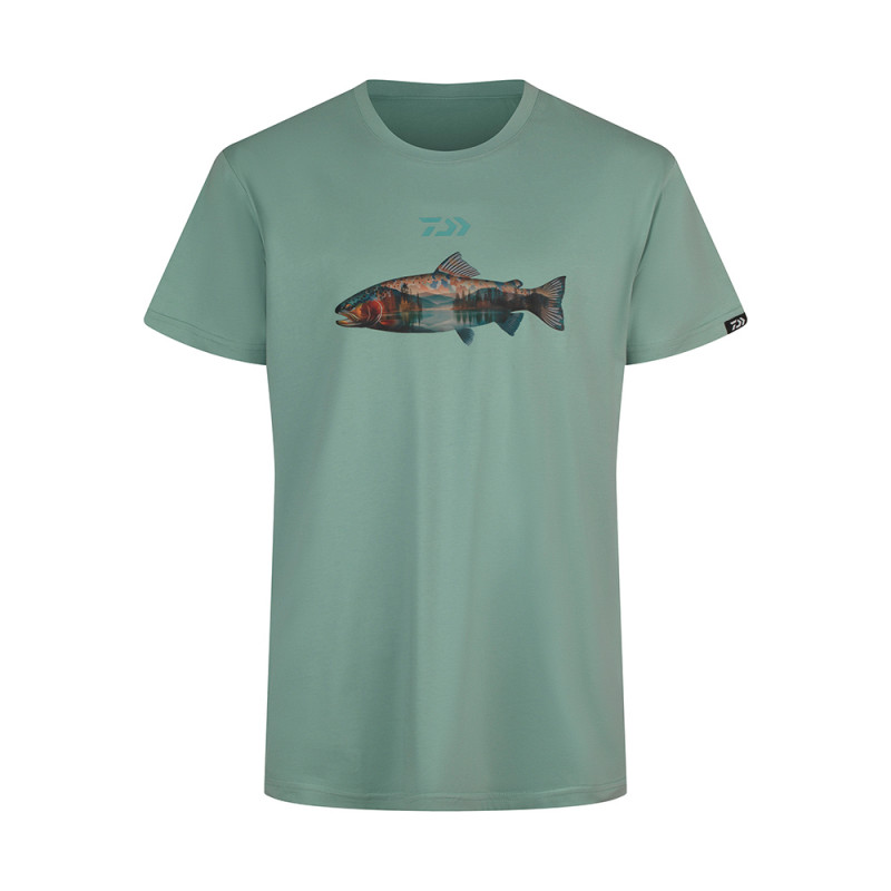 DAIWA T-Shirt Trout tričko s krátkým rukávem