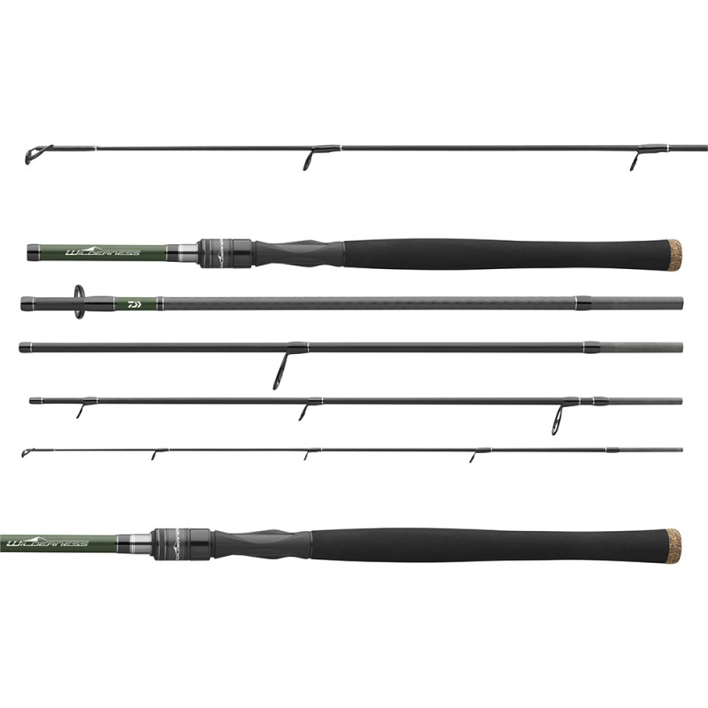 DAIWA Wilderness Travel cestovní privlačový rybářský prut model 11874-230
